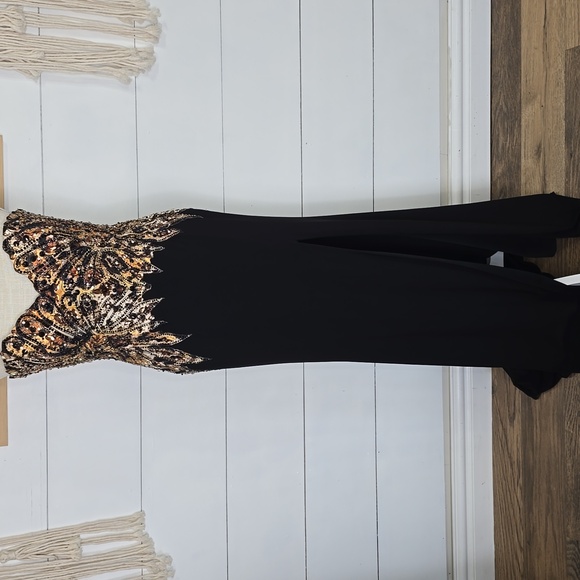 TONY BOWLS LE GALA FORMAL DRESS Strapless - Picture 1 of 7